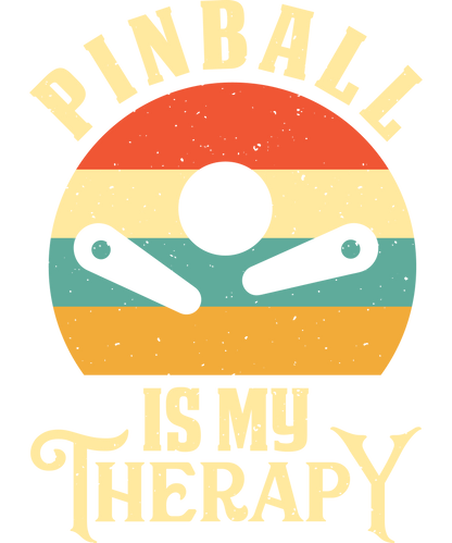 Retro Style Pinball is my therapy T-shirt