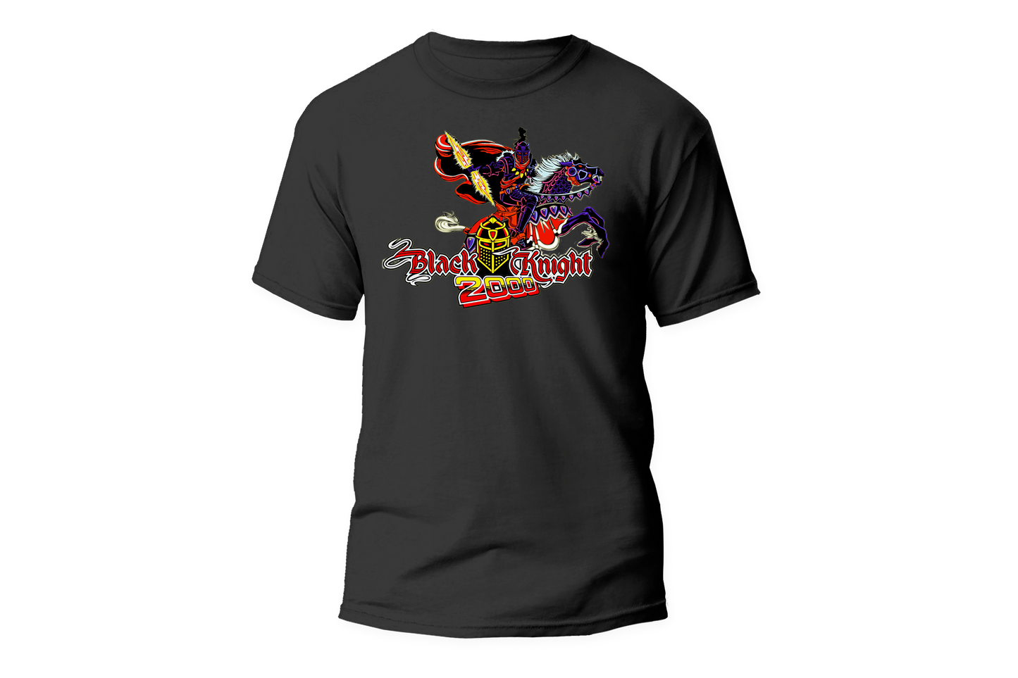 T-shirt Black Knight Pinball